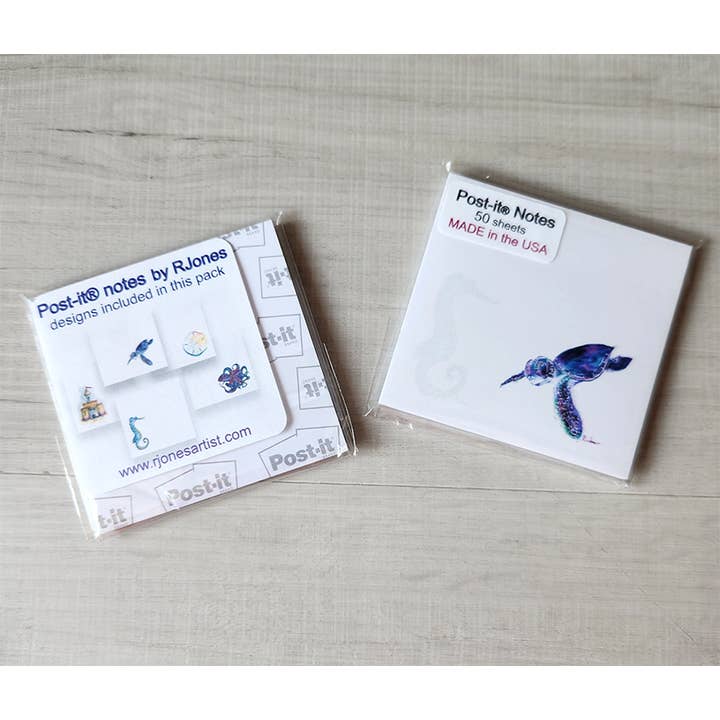 Blue Ocean Post-it® - 50 sheets multiple designs per pad for wholesale by RJonesArtist