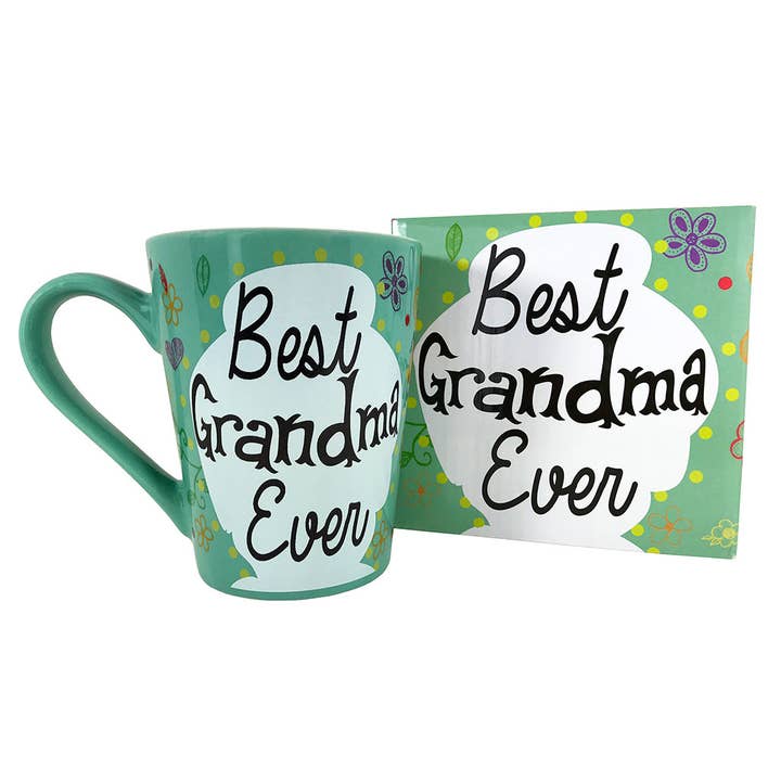 KINREX - Venta al por mayor Taza - Taza de café Best Grandma Ever, taza de regalo para abuela, 12 onzas