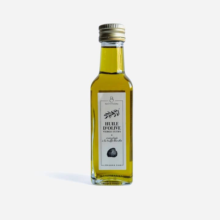 Extra virgin olive oil flavored with white truffle - 100ml for wholesale by Baron & Chassaing