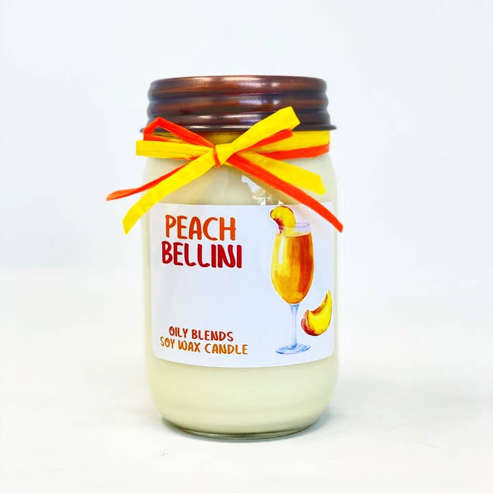 Oily Blends - Wholesale Jar/Filled Candle - Summer Jumbo Candles - 100 Hour Burn Time Soy Wax Candles