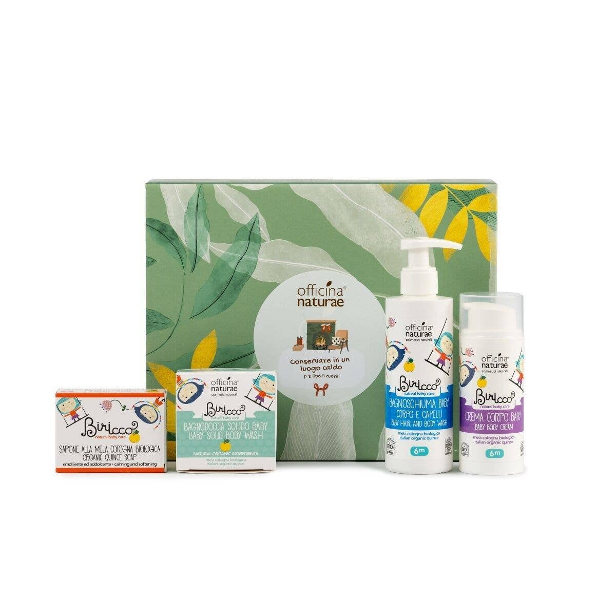 Officina Naturae - Vendita all'ingrosso Set/confezione regalo per neomamme - GIFT BOX BABY BIRICCO 6m