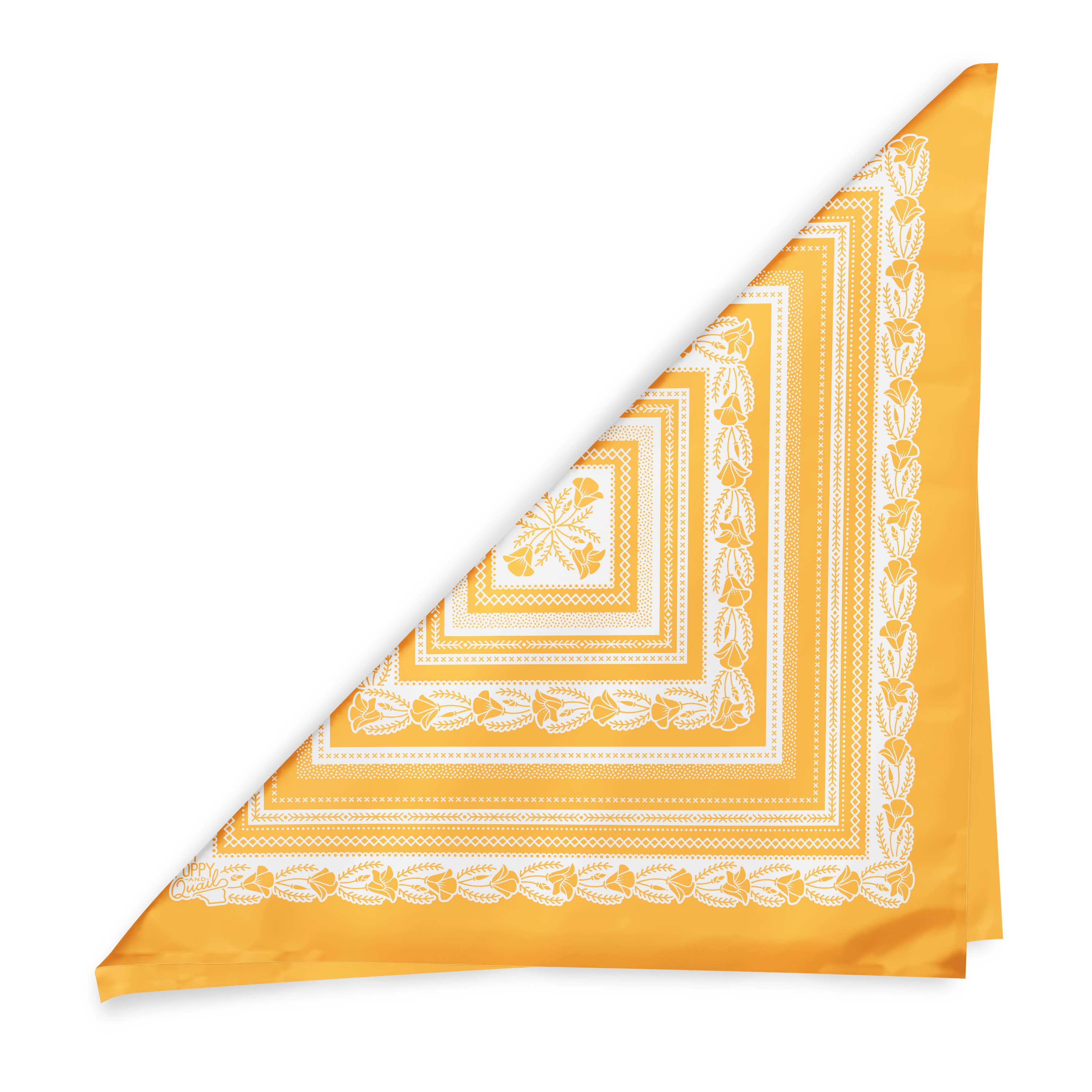 Poppy & Quail - Wholesale Bandana - Unisex - Poppy Bandana1