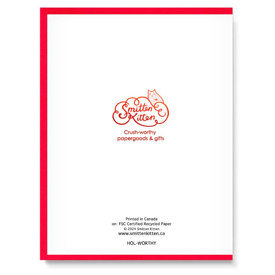 Smitten Kitten - Wholesale Christmas Card - I Have Deemed You Card Worthy Card – Holiday Card2