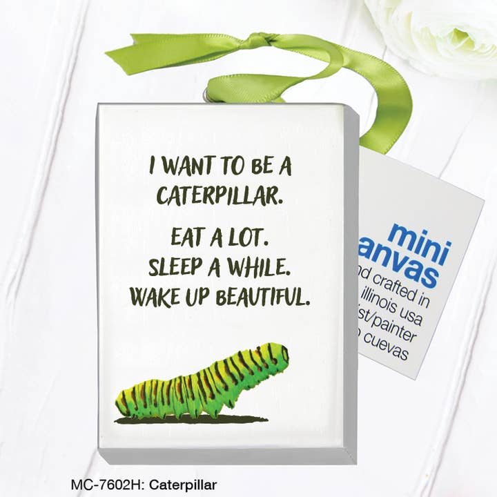 Caterpillar, Mini Canvas (MC-7602H) for wholesale by Printed Canvas