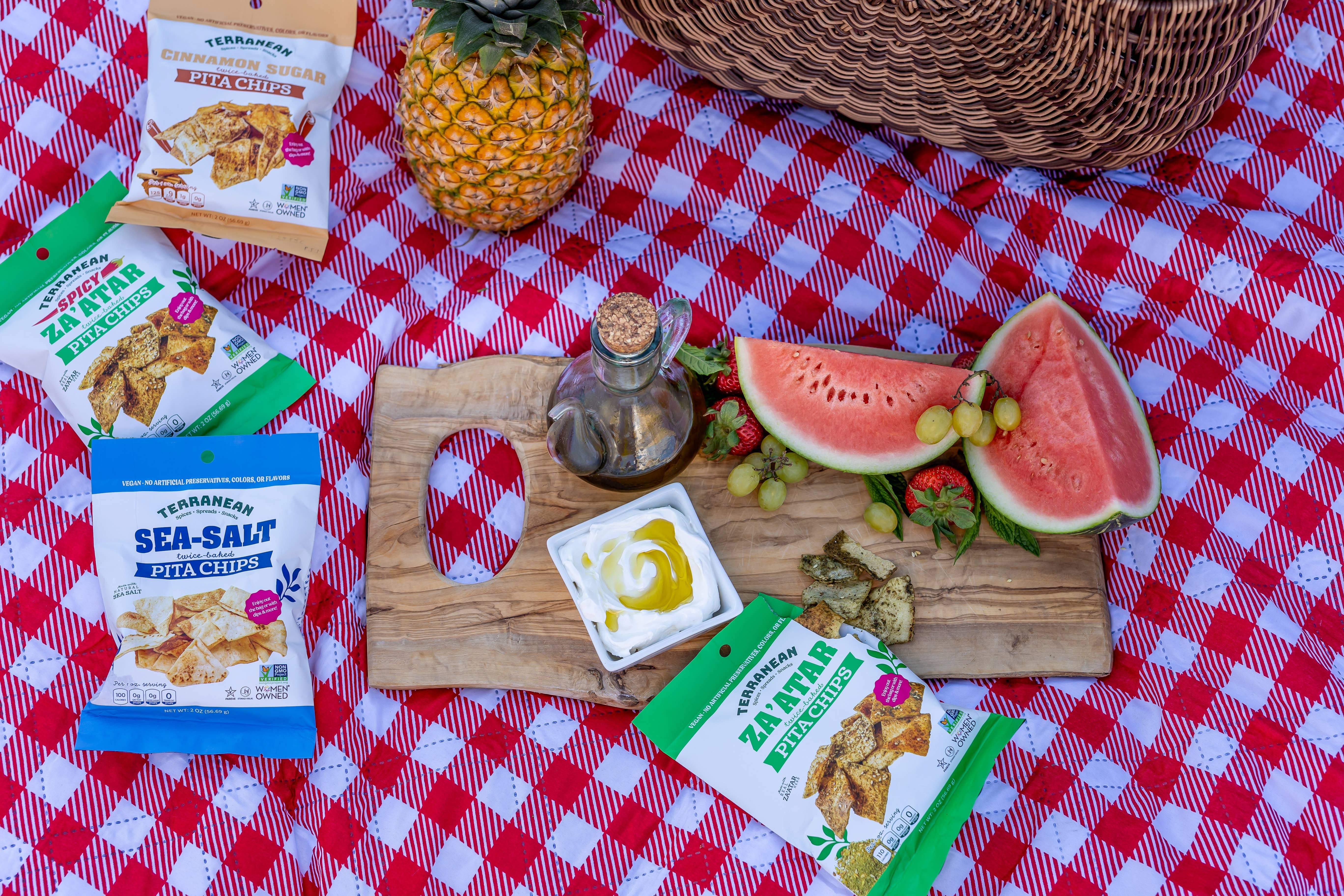 Terranean Herbs & Spices - Wholesale Chips - Spicy Za'atar Twice- Baked Pita Chips (2 oz.) 4