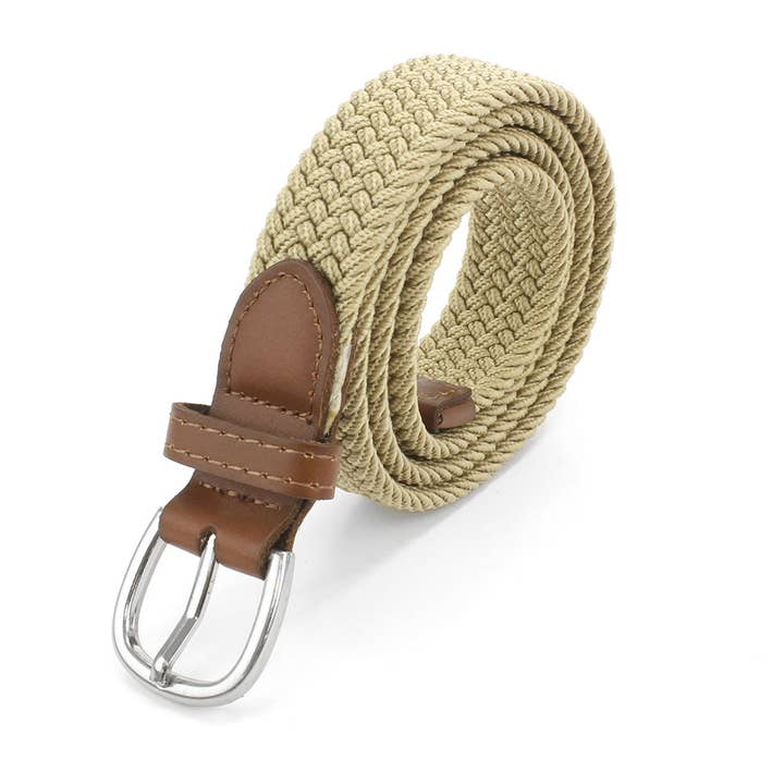 Sophos - Vendita all'ingrosso Cintura - Donna - Cintura in tessuto elastico intrecciato da donna da 25 mm