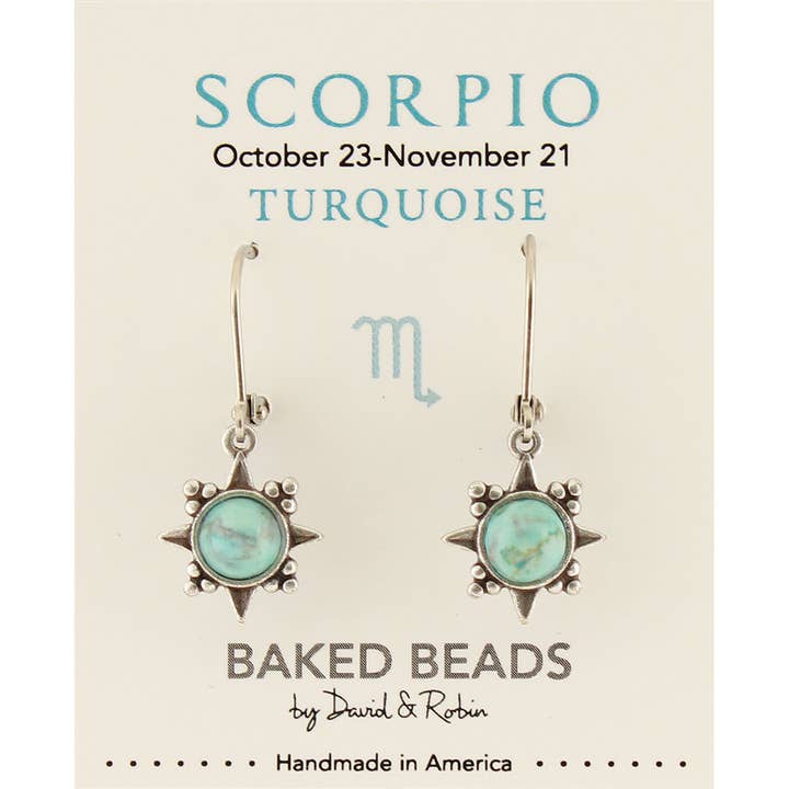 Baked Beads - Wholesale Dangle Earrings - Zodiacstone Natural Stone Earring10