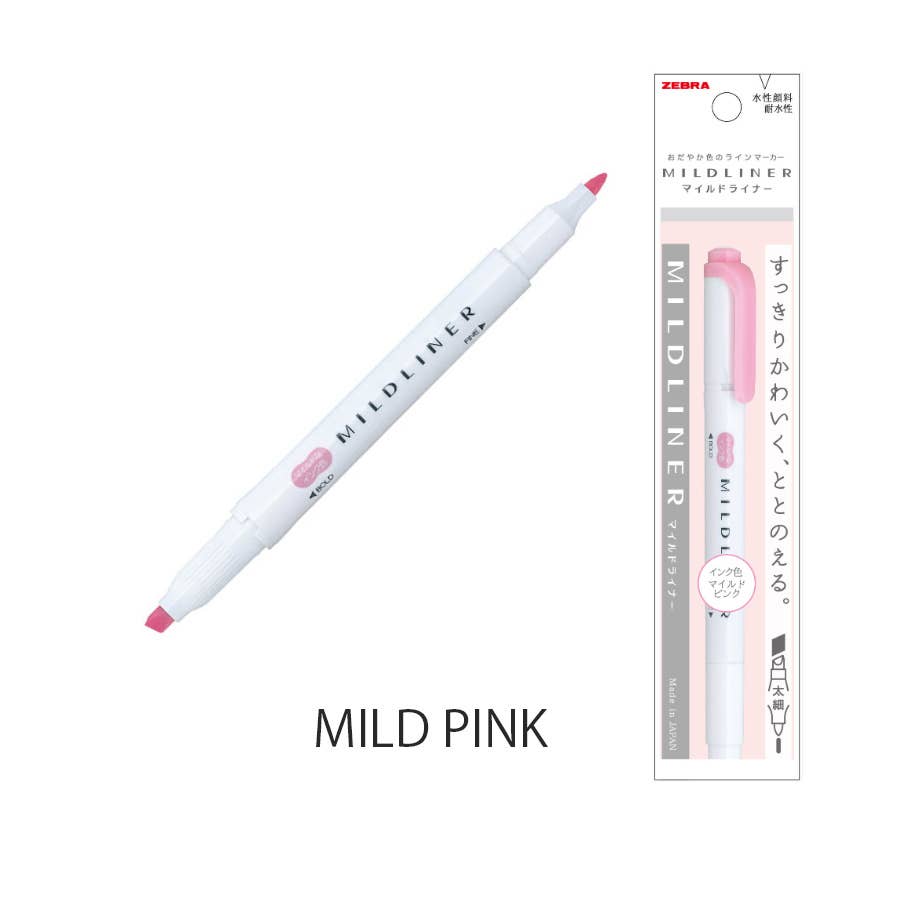 Hakubundo - Wholesale Highlighter - 【JAPANESE STATIONERY】ZEBRA MILDLINER HIGHLIGHTER MILD COLOR3