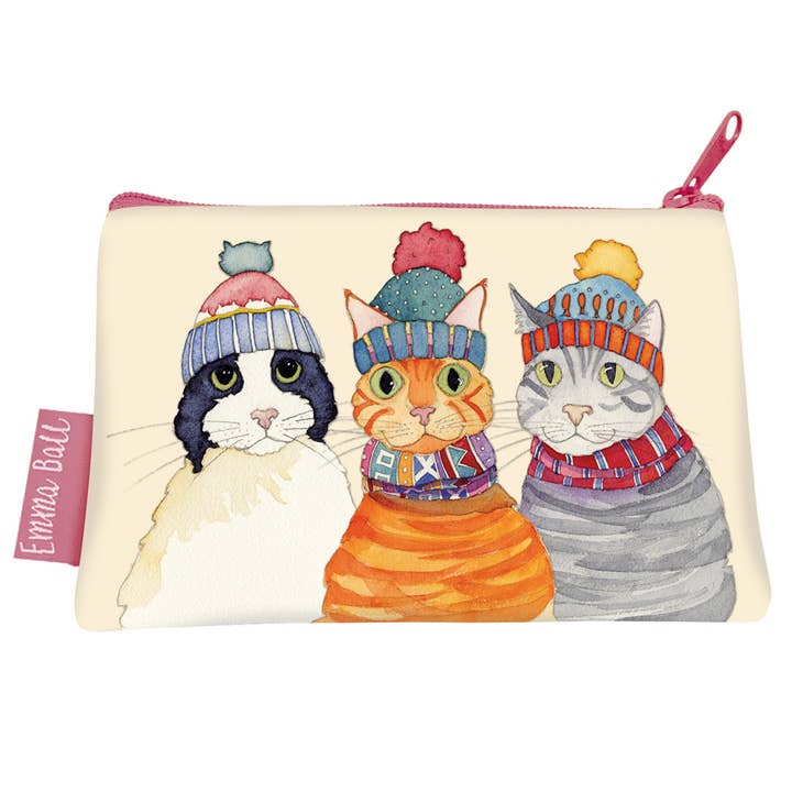 Cats in Hats Purse for wholesale by Emma Ball Ltd