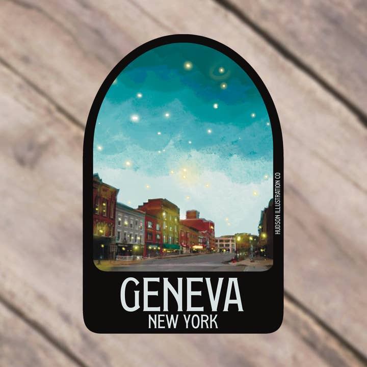 Geneva New York Sticker/Magnet/Print/Postcard for wholesale by About Town Co