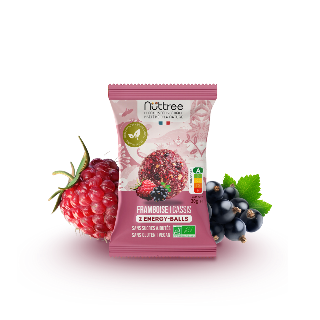 NÜTTREE - Wholesale Snack Bar - BIO ENERGY BALLS | RASPBERRY & BLACKCURRANT2