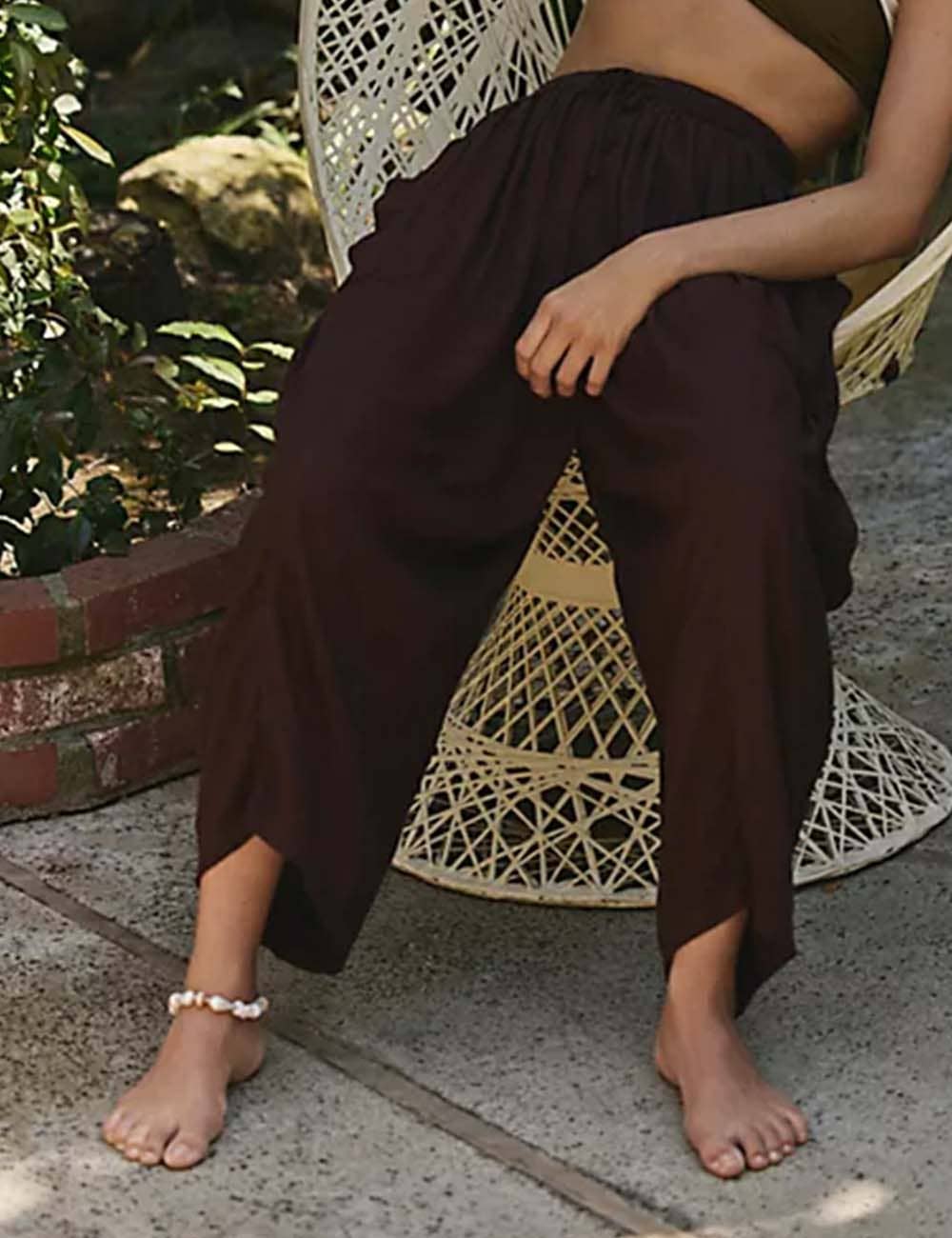 Sweetkama - Wholesale Pants - Women's - Ladies Elastic Waist String Tie Pocket Cuzy Pants3