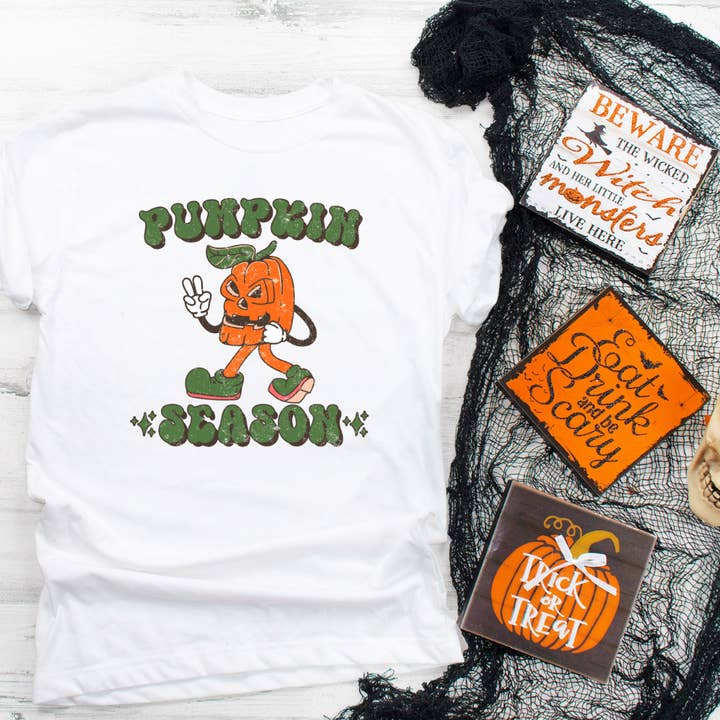 Pumpkin Season Halloween Tee for wholesale by Londas Trendy Tees