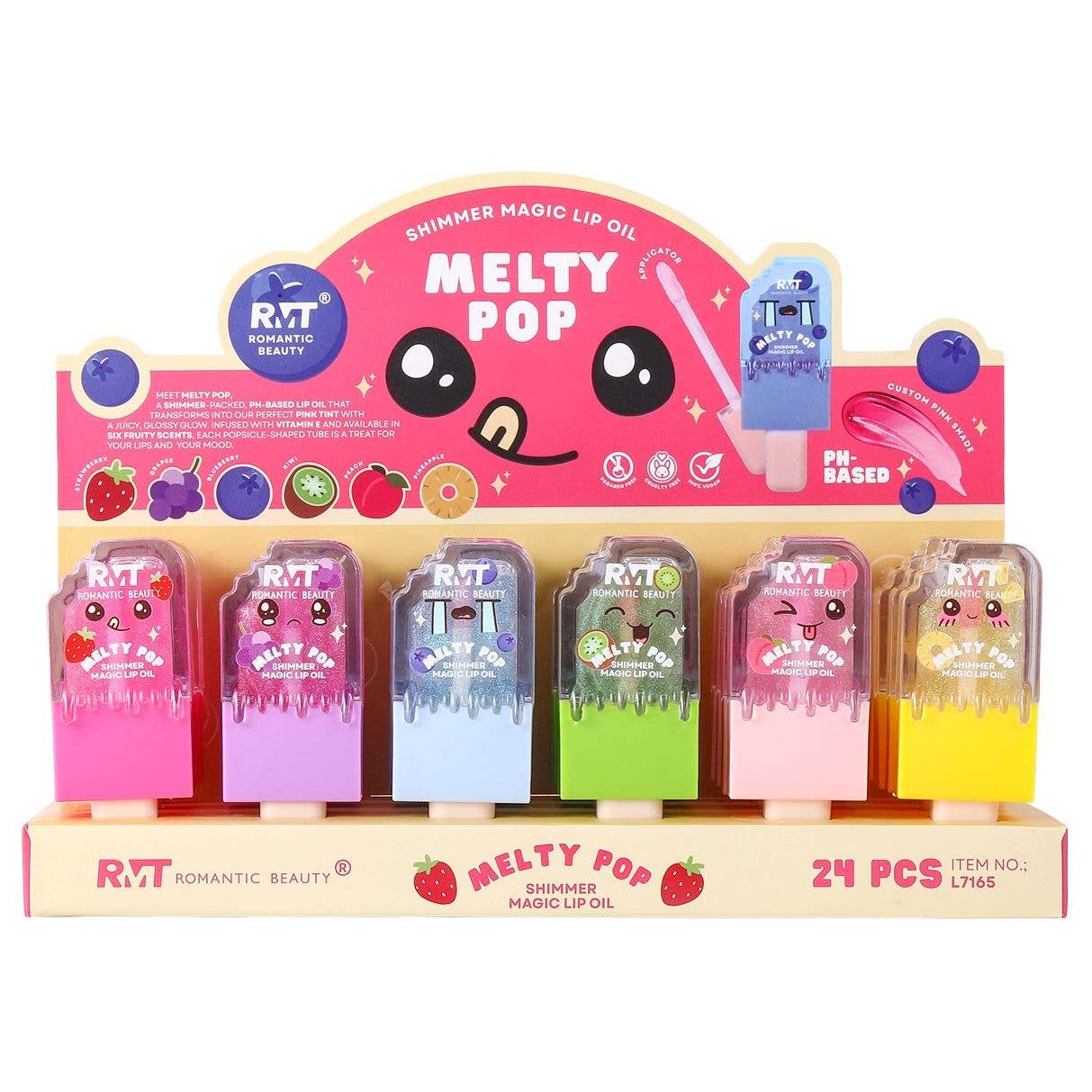 Diacly - Wholesale Lip Gloss - 24pk Melty Pop Ice Bar Magic Lip Oil3