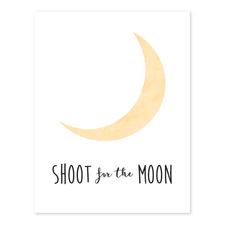 ATIRAR PARA O CARTÃO DE SAUDAÇÃO DA LUA por atacado de Donovan Designs