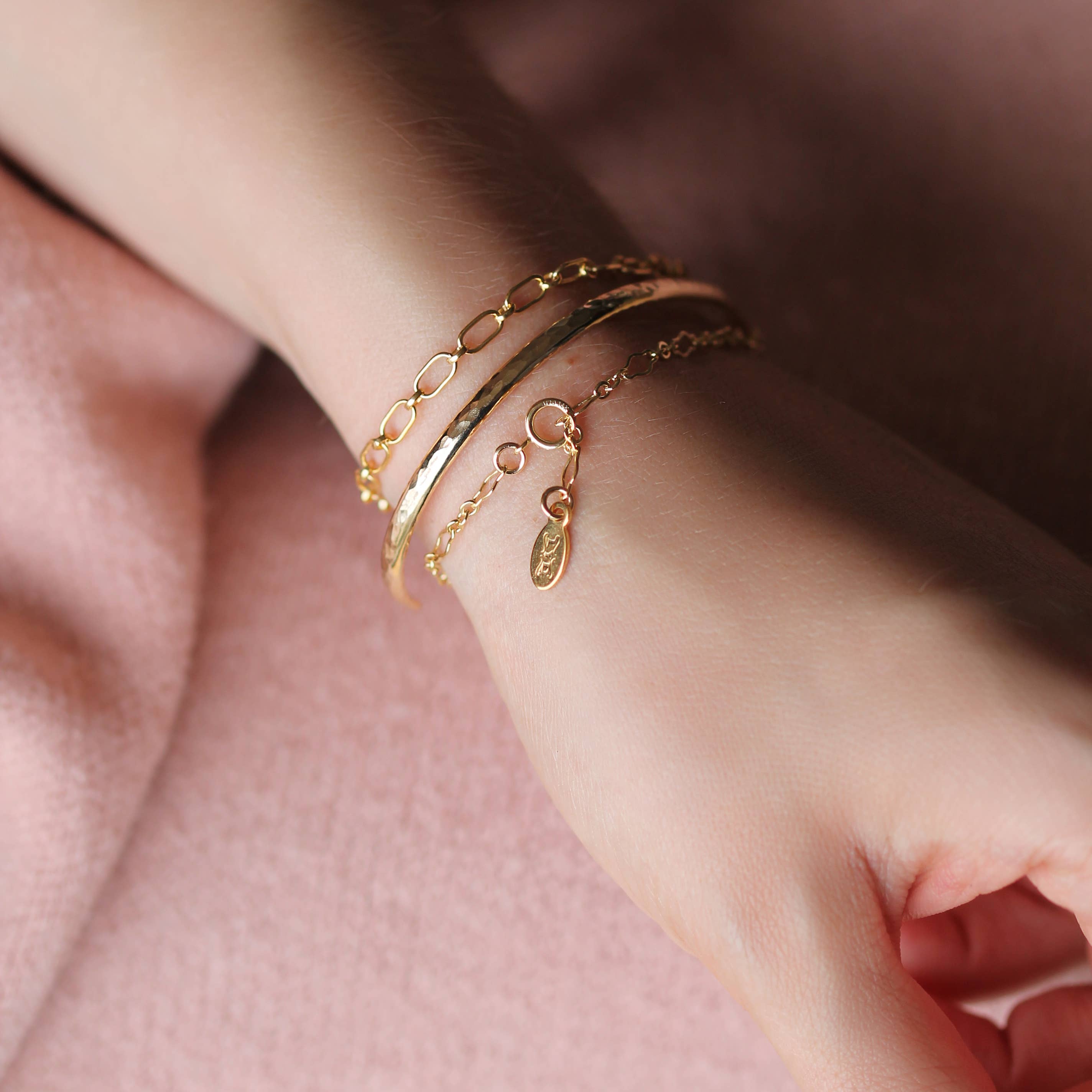 Leah Yard Designs - Wholesale Link & Chain Bracelet - Mini Jolie Bracelet - Gold3