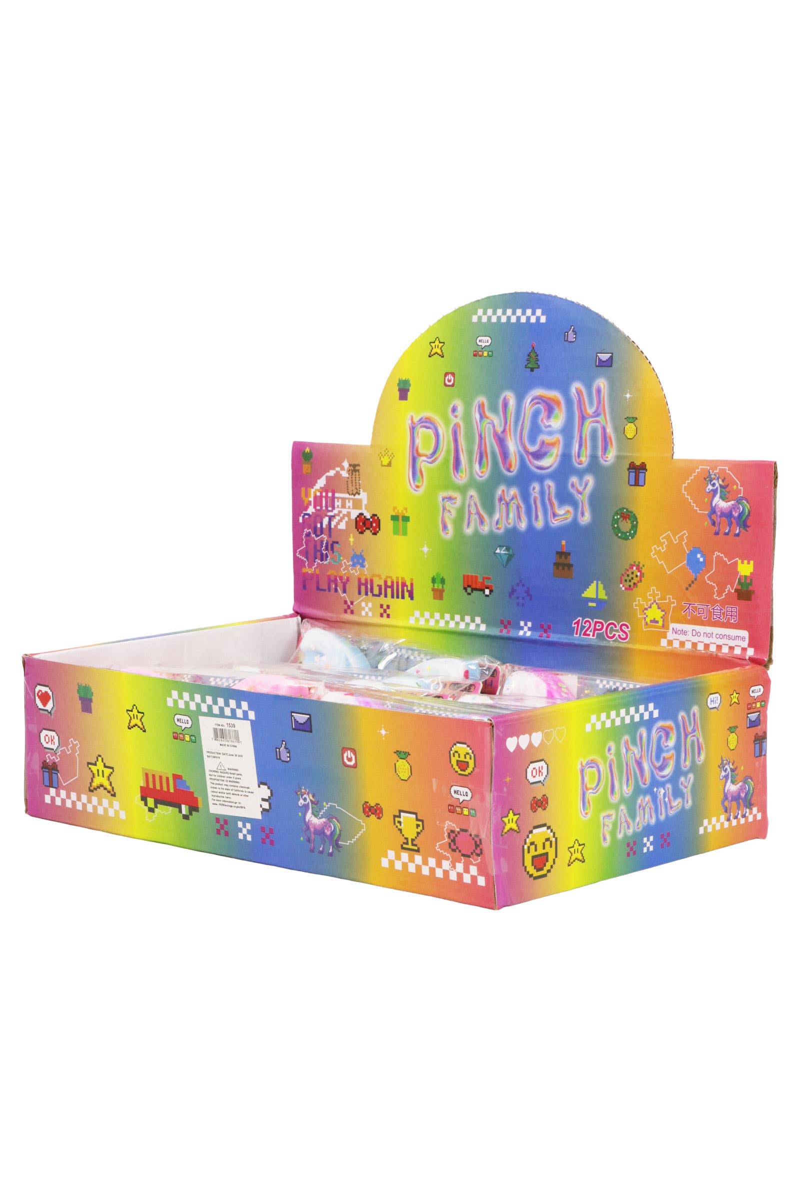 ASSORTED Butterfly Sequins Mochi Pom Pom Squishy Bag for wholesale on Faire2