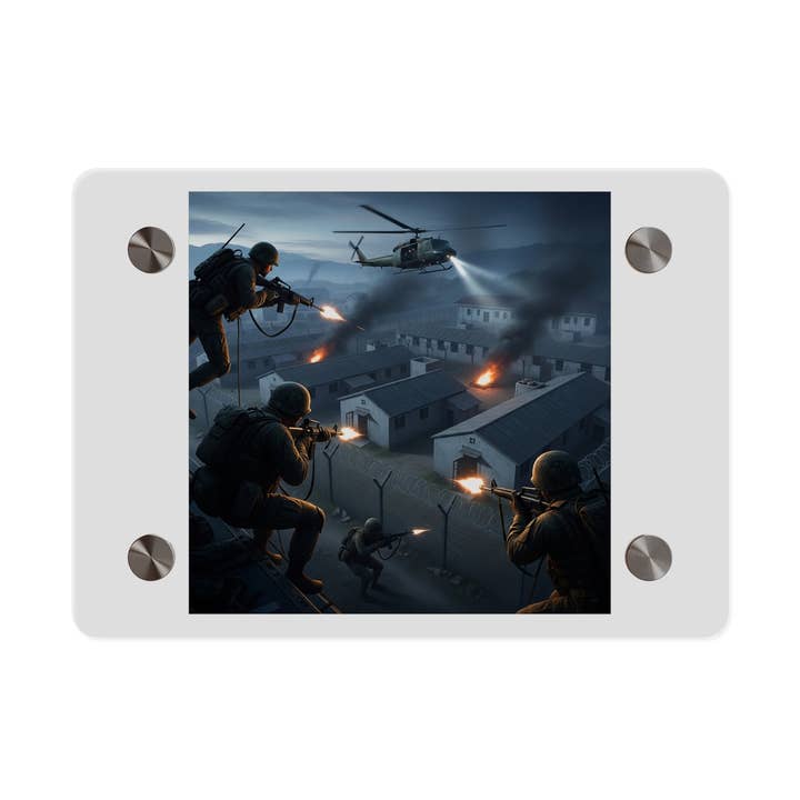 Acrylic Wall Art Panel - Son Tay Rescue during the Vietnam War for wholesale by MIP