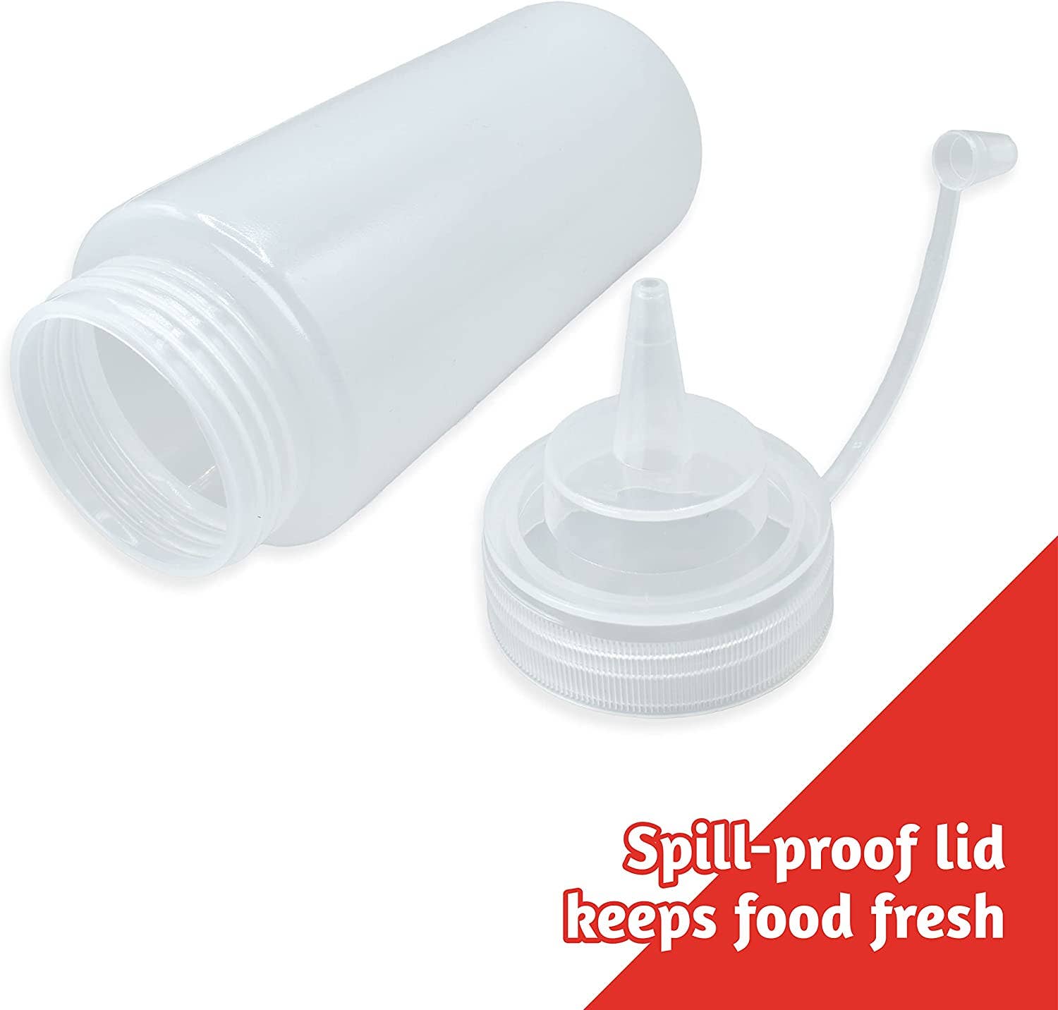 Jara Trading - Wholesale Food storage container - Plastic Squeeze Bottles for Multiple Uses7