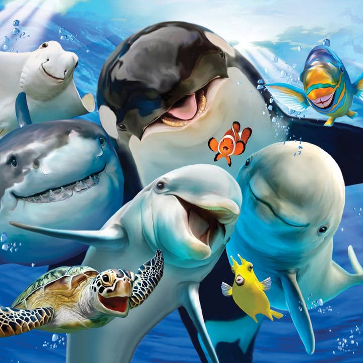 Howard Robinson Selfie Océan 150 pièces 18x12" pour la vente par Primemotion, Inc