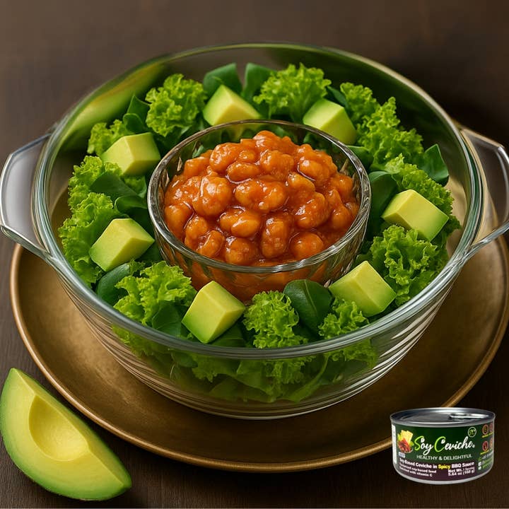 BOSANET - Wholesale Shelf-stable prepared meal - Soy Ceviche 4-Pack All Spicy 5.64oz Protein-Gluten free9