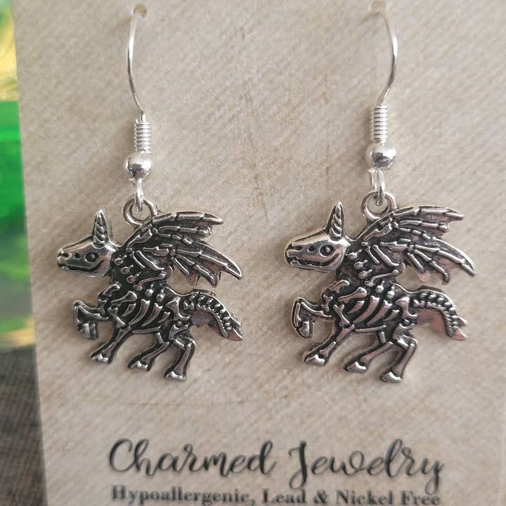 Con-Quest Crafts - Vente Boucles d'oreilles pendantes - Boucles d’oreilles et colliers à thème fantasy, gothique, RPG et gaming28