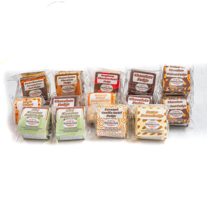 Valley Fudge & Candy - Wholesale Fudge - 40 Pack Countertop Fudge Display