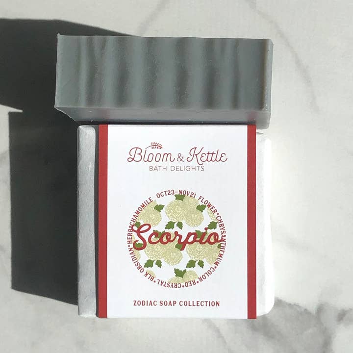 Zodiac Soap - Scorpio for wholesale by Bloom and Kettle
