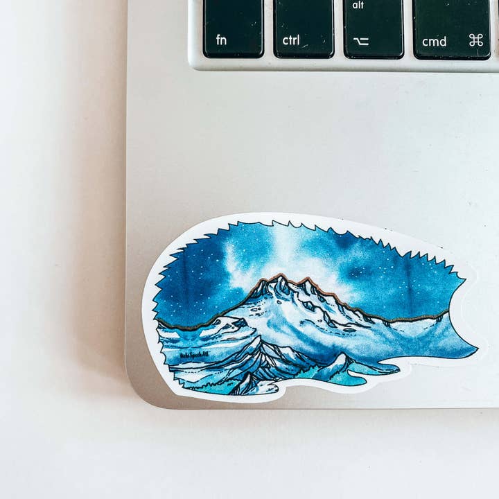 Autocollant artistique Adventure Hedgehog pour la vente par Mr.Pokee