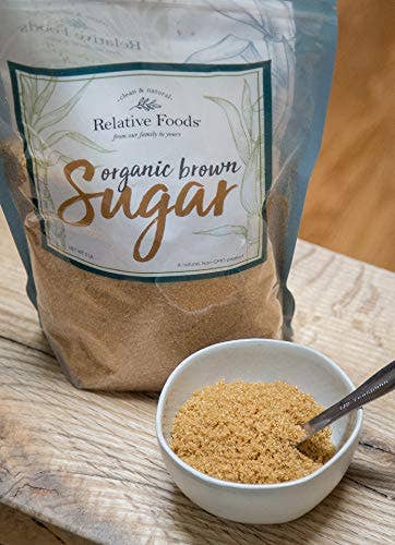 Relative Foods - Wholesale Sugar/Sweetener - Brown Sugar - Organic, Non-GMO, Gluten Free - 3 Lbs.3