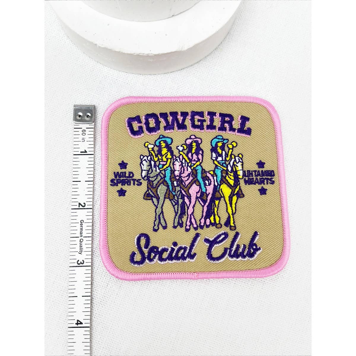 MIX COLOR COWGIRL Theme DIY Iron On Embroidered Patches for wholesale on Faire6