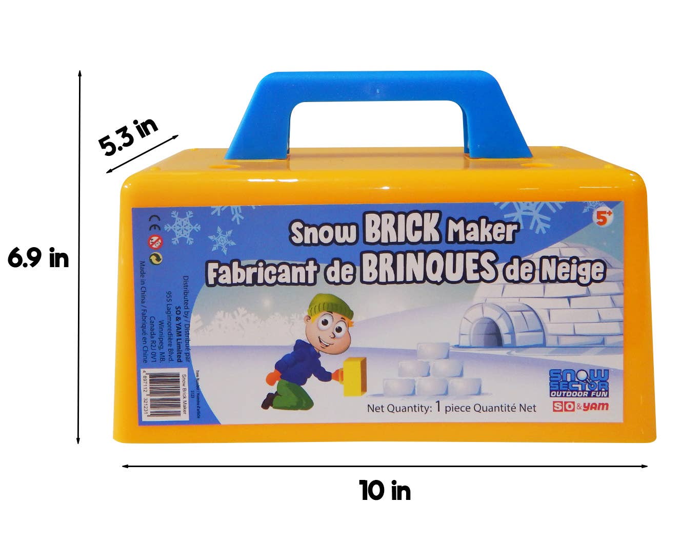 Wishbone Products - Wholesale Building Set - Kids - Brick Maker Sand and Snow0