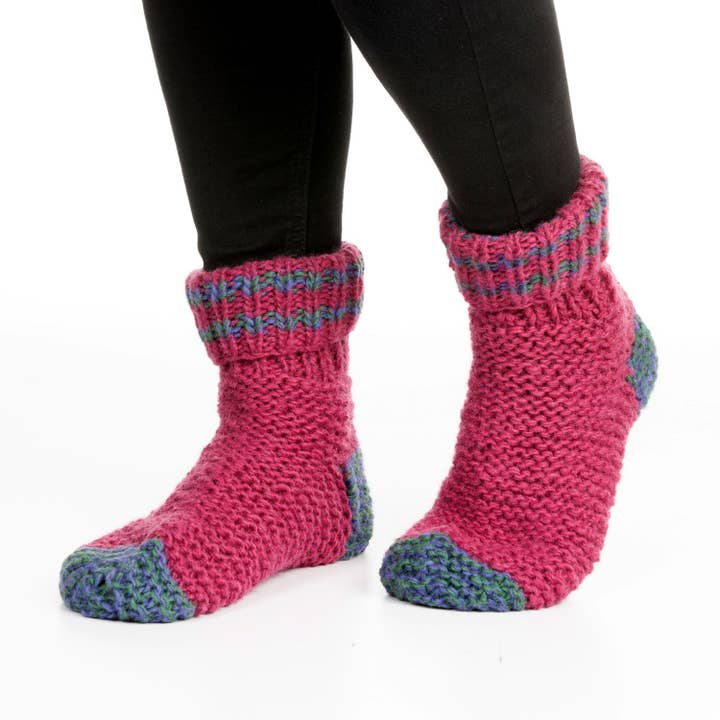 Black Yak Ltd – wholesale Strumptofflor – Unisex – Ren ull - Loungesockor - Rättvis handel