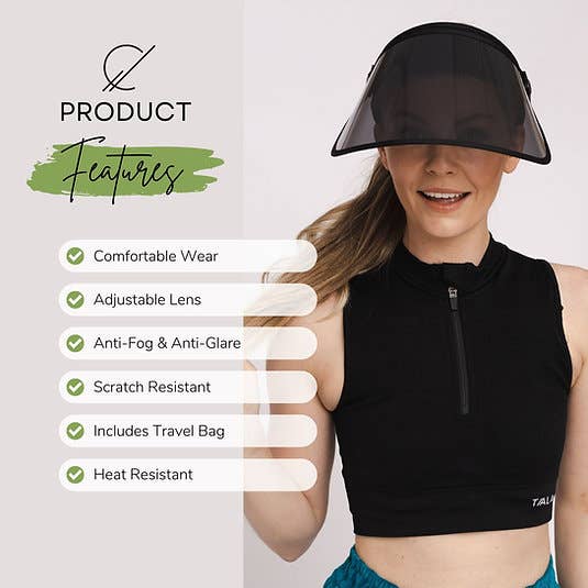 Bluestone Sunshields - Vente Visière – unisexe - Full Lux noir1