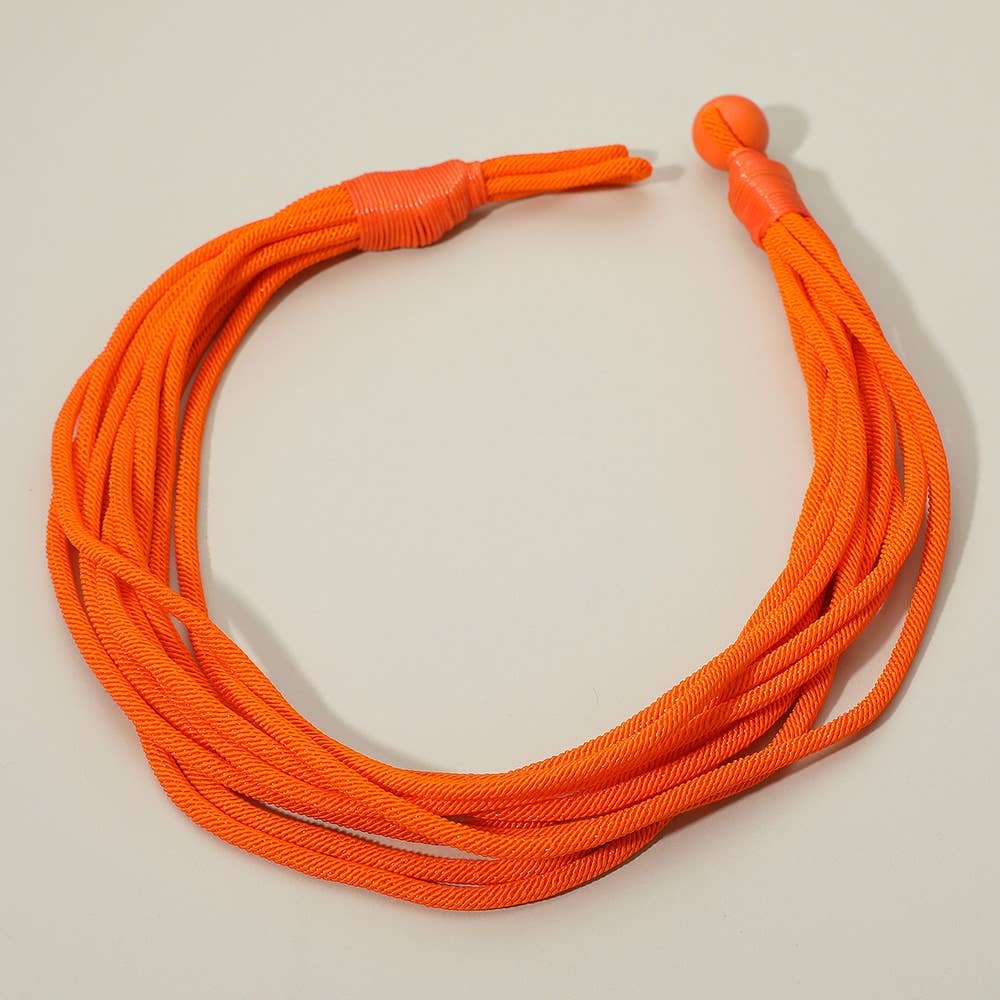 Sensibling Corp. - Vente Colliers tissés - Collier Cordon Multi-Brins Audacieux6