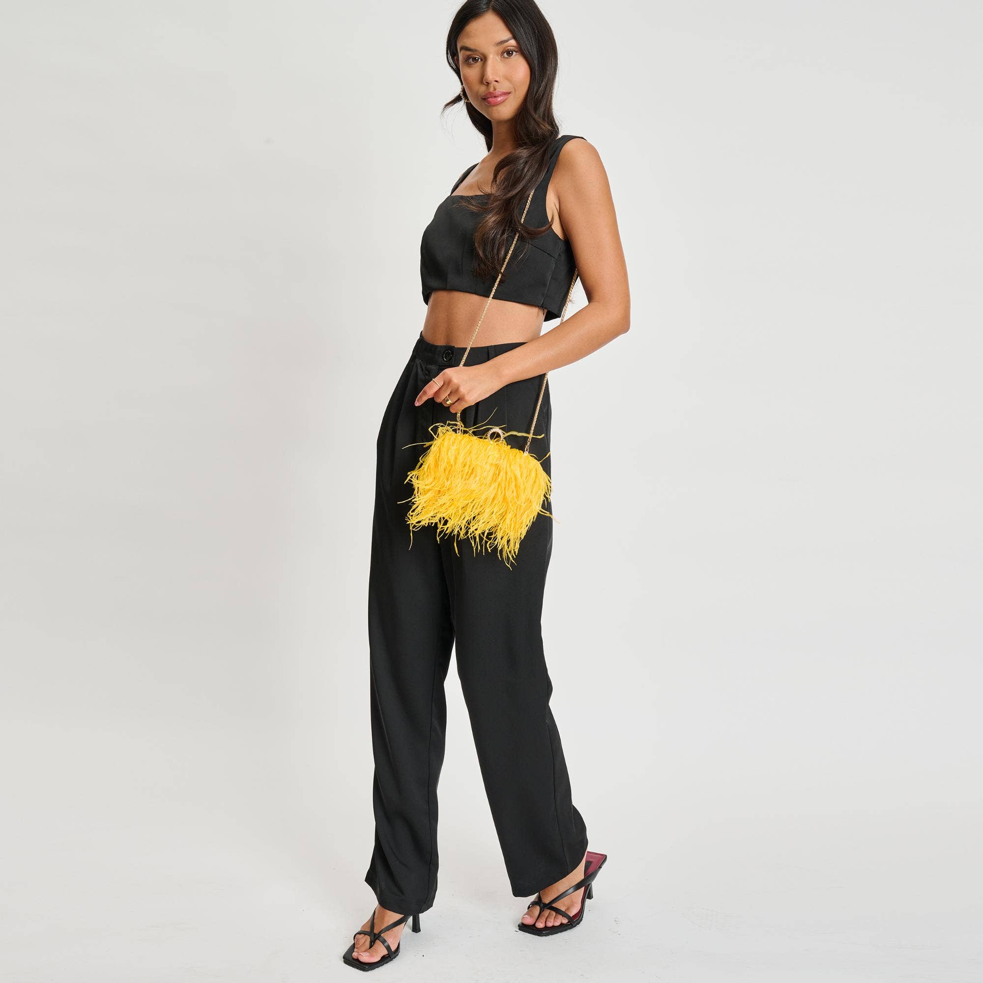 Moda Luxe - Wholesale Clutch Bag - Women's - Harlow Feather Evening Bag19