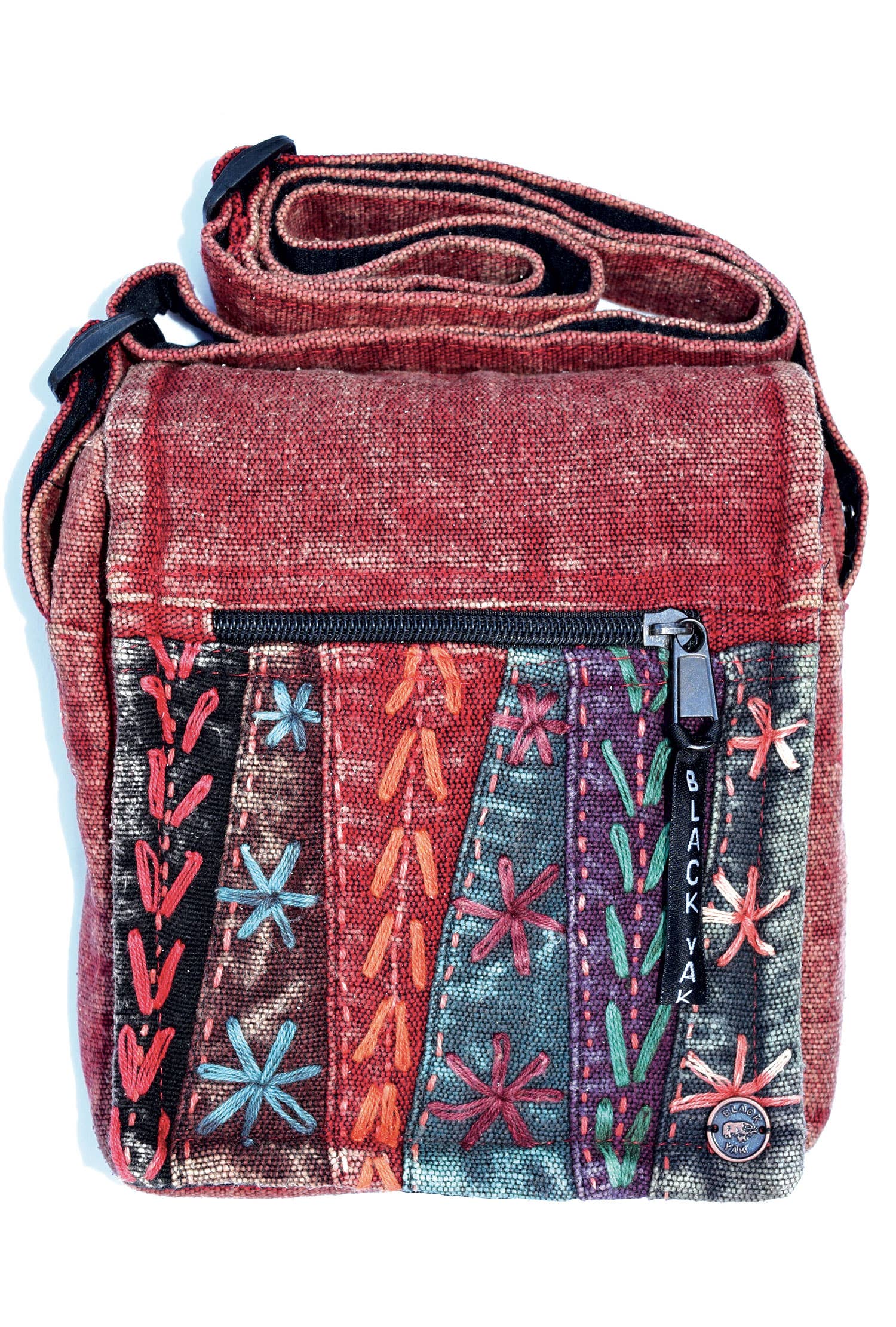 Black Yak Ltd – wholesale Top handle bag – women's – Small Hand Embroidered Bag - Cotton - Fair Trade9