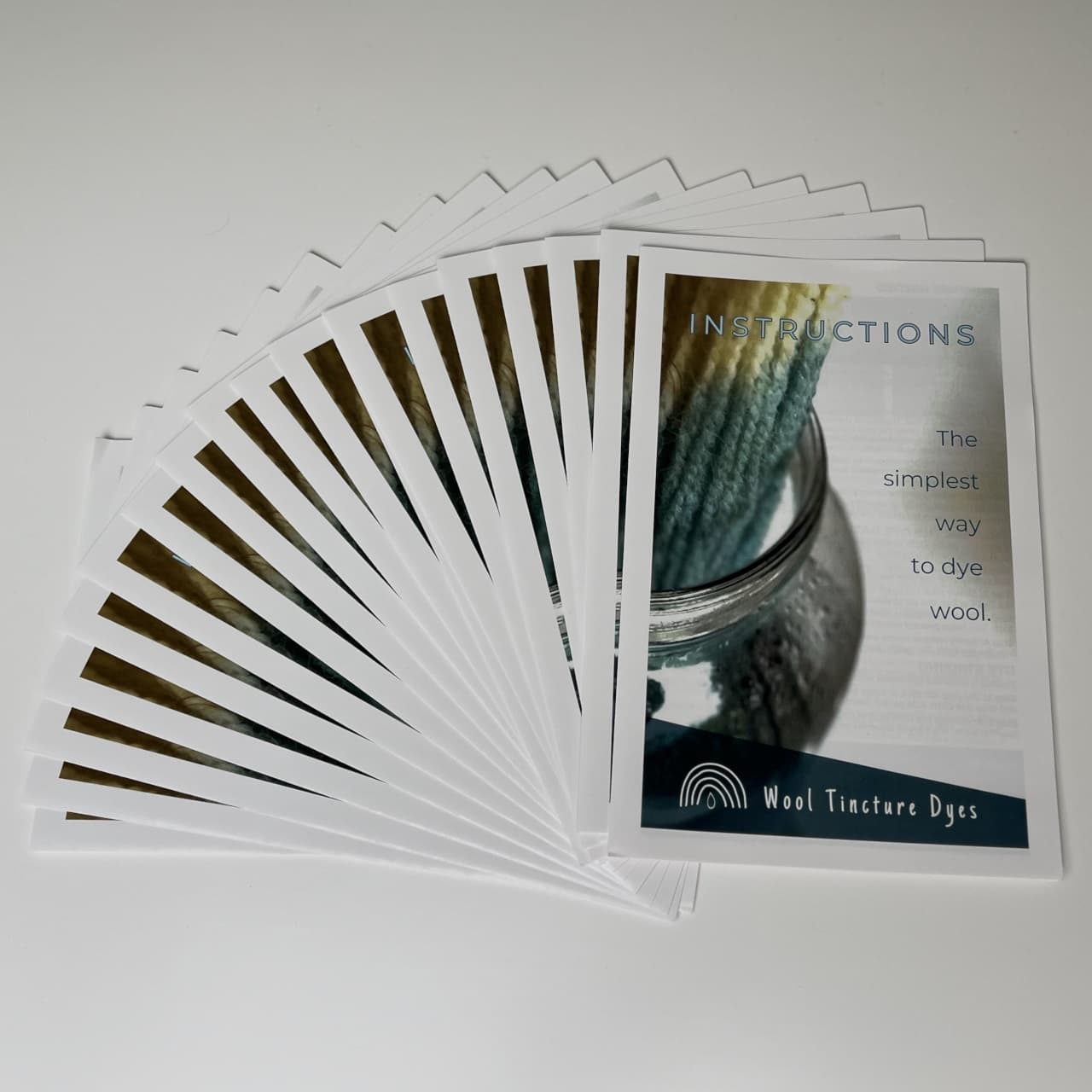 Wool Tincture Dyes - Wholesale Craft Supplies - Instruction Sheets - Complete Dyeing Guide0