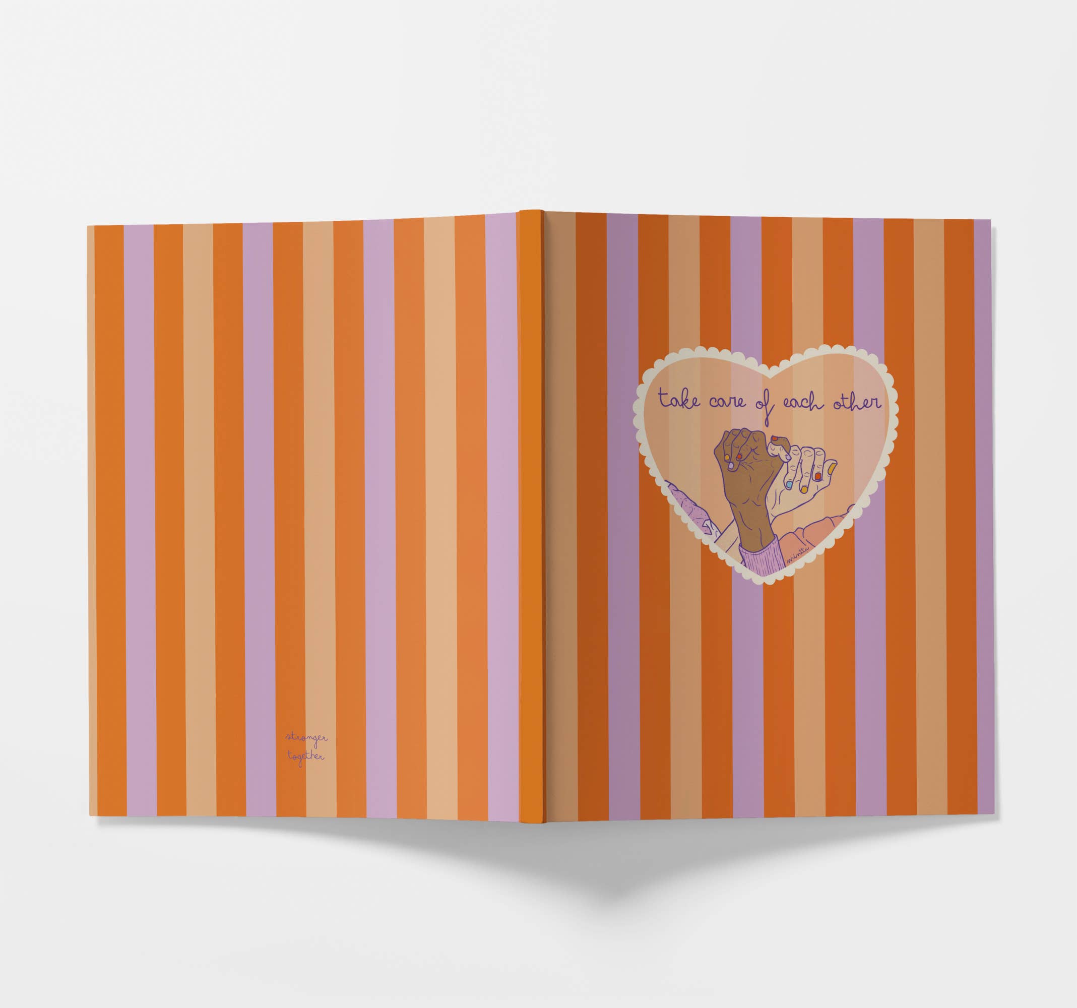 minttu illustrations - Wholesale Notebook - Notebook "stronger together"3