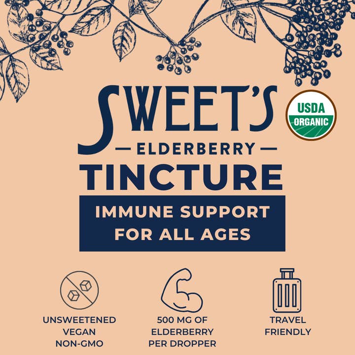 Sweet's Elderberry - Wholesale Tincture - Elderberry Tincture - 2 oz | Travel Wellness7