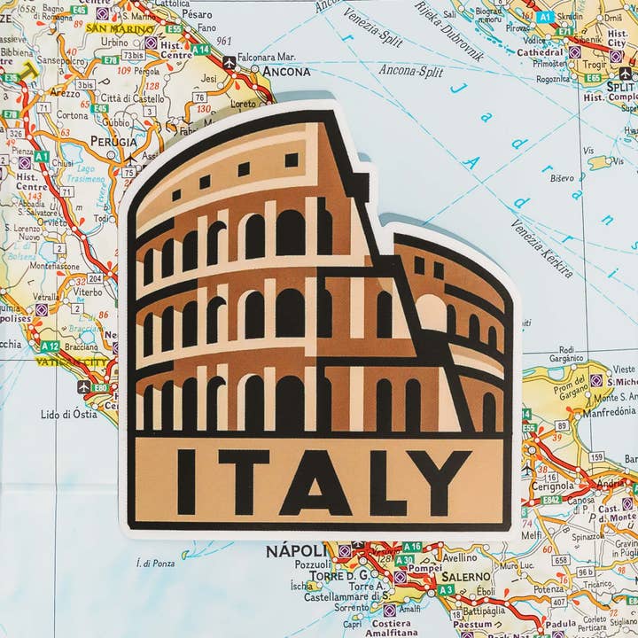 Sticker Italie pour la vente par Vagabond Heart