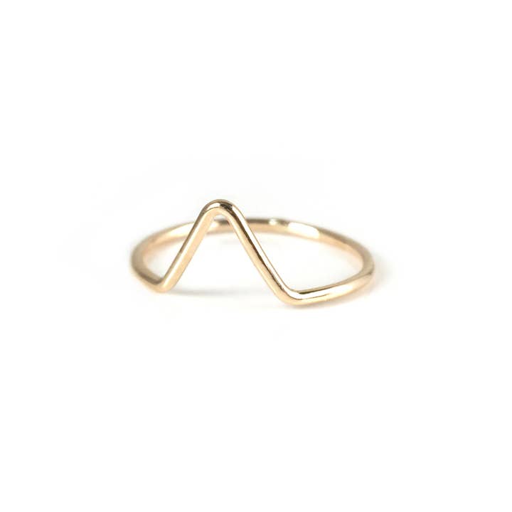 Goldeluxe Jewelry – wholesale Band/stacked ring – Peak Stacking Ring5