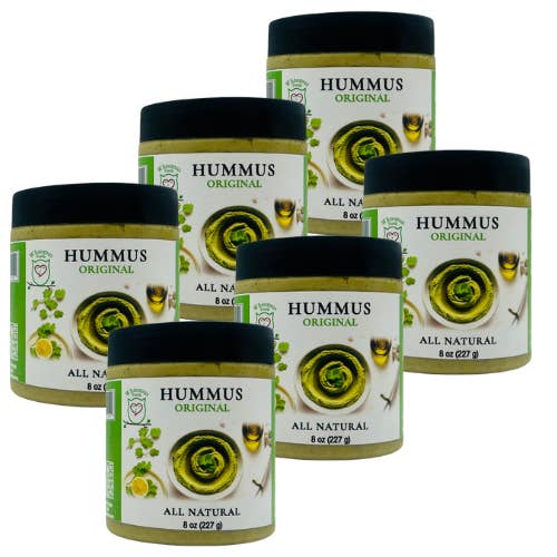 8oz - 6 Pack All Natural Gourmet Hummus Original Flavor and other Purchase Wholesale noa hummus. Free Returns & Net 60 Terms on Faire trending on Faire.