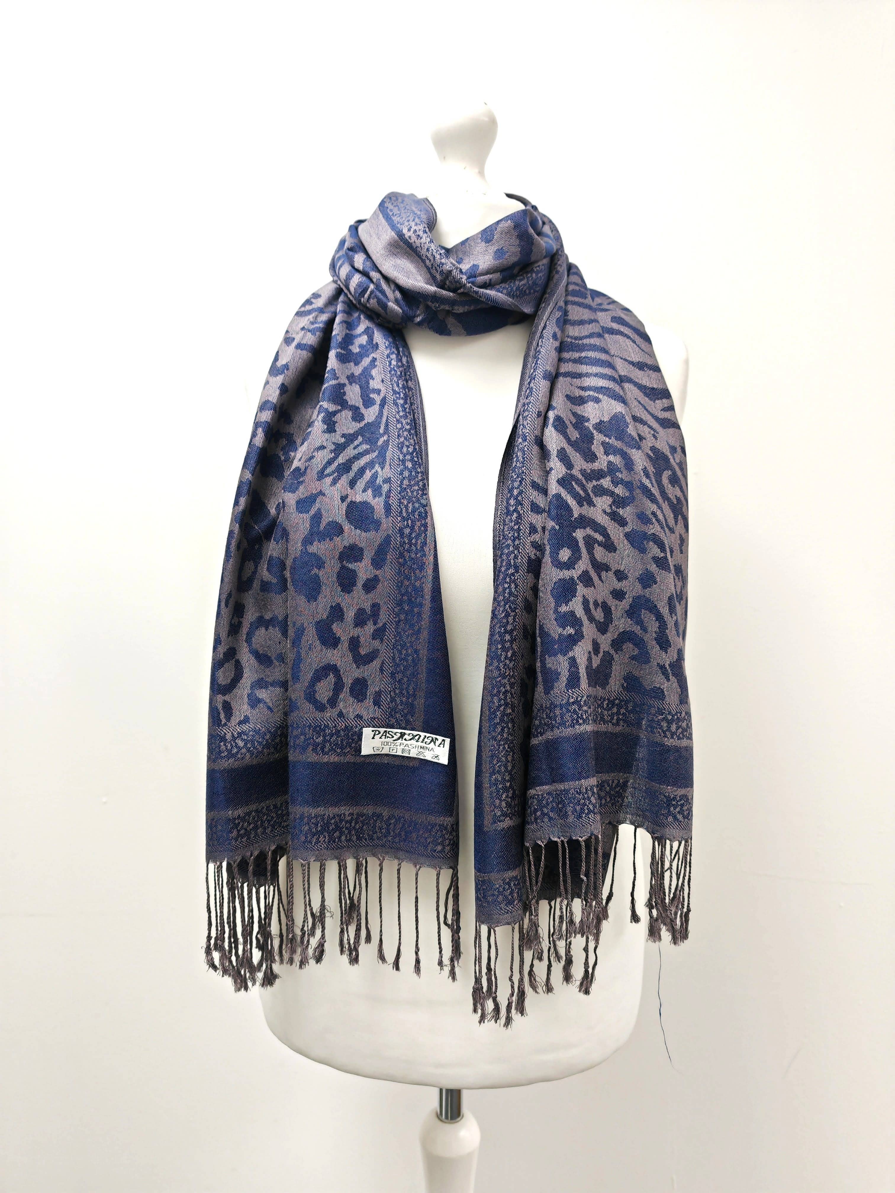 Superbia – wholesale Scarf – Women's – Super Soft Pashmina Scarf Shawl Wrap-2503 Animal Print4