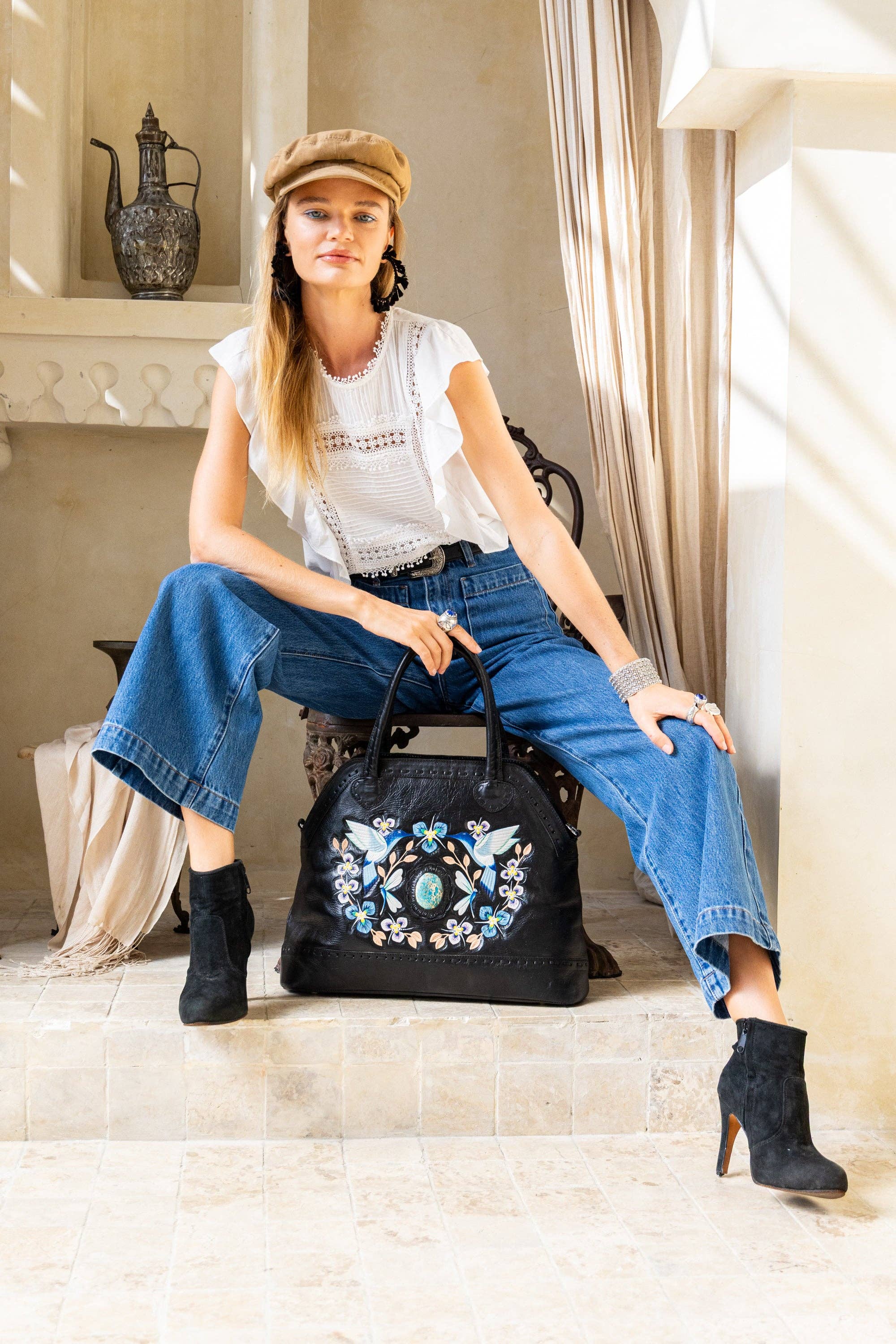 Mini Queen Monterey Bag Black for wholesale on Faire5