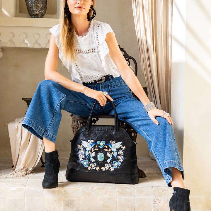 Mini Queen Monterey Bag Black for wholesale on Faire5