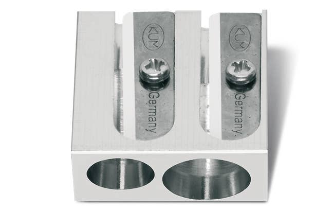 Caran d'Ache - Wholesale Pencil Sharpener - Double PENCIL SHARPENER in Magnesium
