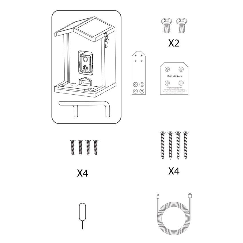 Croci - Wholesale Bird Feeder - Smart WiFi Bird Feeder with HD Camera7