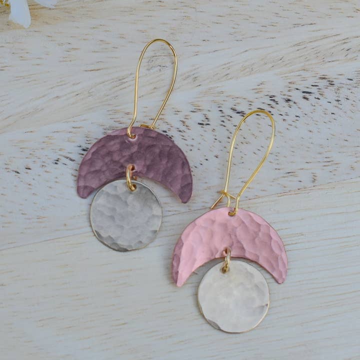 Bell Earrings - Crescent for wholesale by Cascadia Jewlery