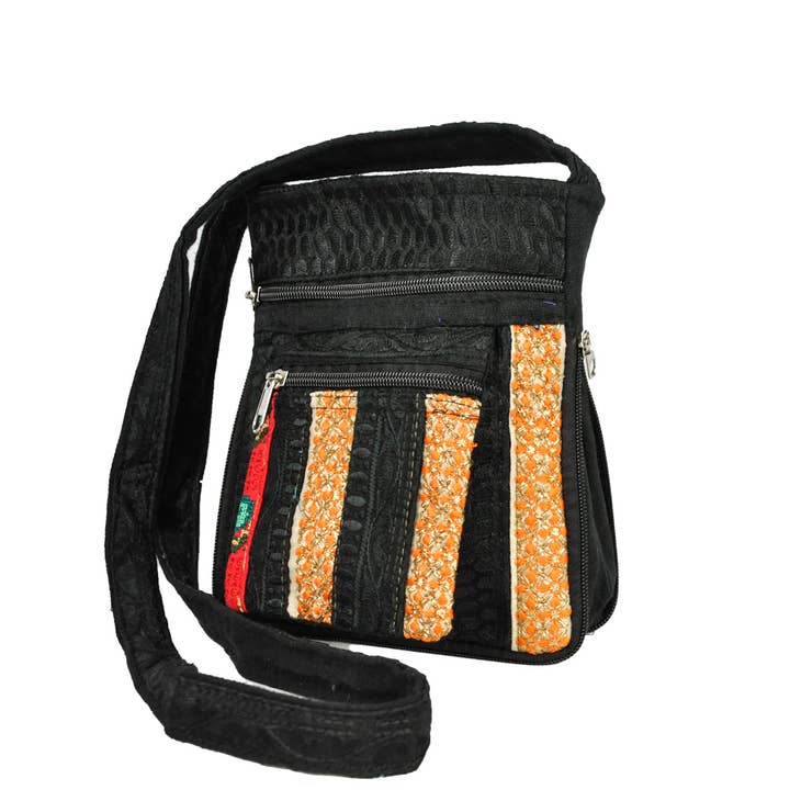 Zumki - Wholesale Crossbody Bag - Women's - Sage Embroidered Crossbody Bag1